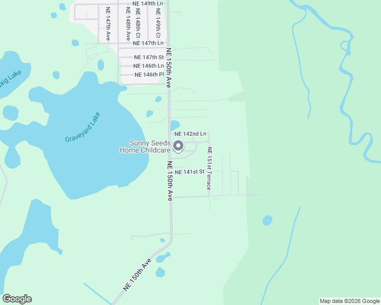 map of restaurants, bars, coffee shops, grocery stores, and more near 15070 Northeast 142nd Place in Fort McCoy