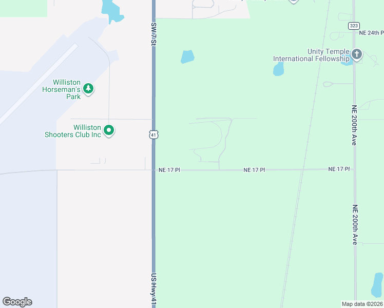 map of restaurants, bars, coffee shops, grocery stores, and more near 19431 Northeast 17 Place in Williston