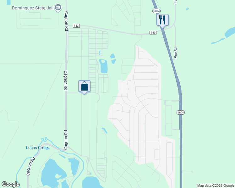 map of restaurants, bars, coffee shops, grocery stores, and more near 7960 Cagnon Road in San Antonio
