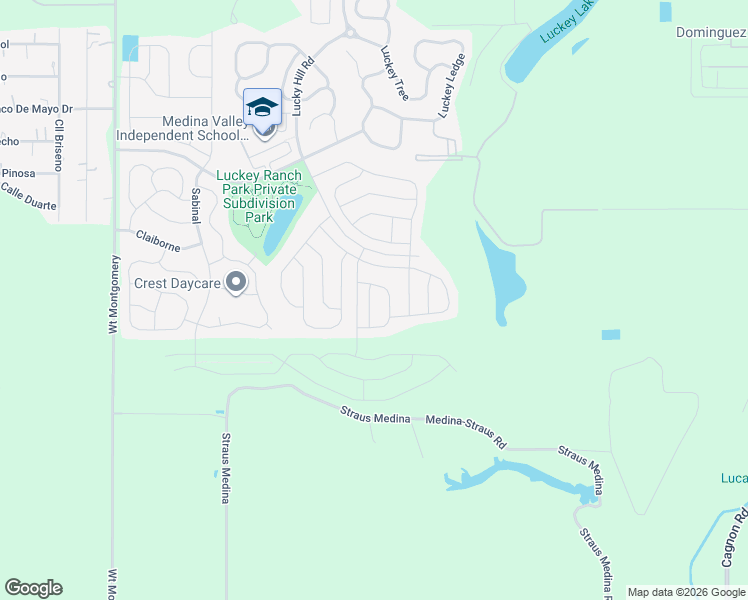 map of restaurants, bars, coffee shops, grocery stores, and more near 7523 Romaire Run in San Antonio