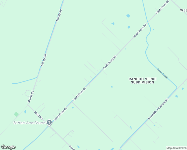 map of restaurants, bars, coffee shops, grocery stores, and more near 13702 Routt Point Road in Needville