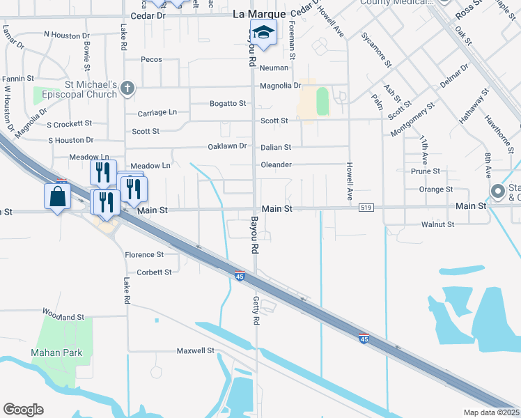 1817 Main Street, La Marque TX Walk Score