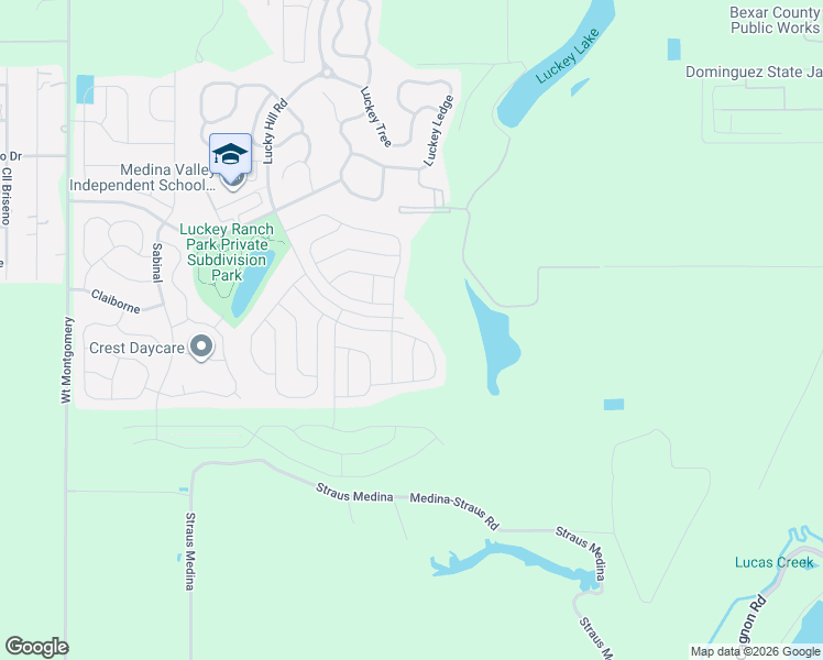 map of restaurants, bars, coffee shops, grocery stores, and more near 7515 Lenisol Street in San Antonio