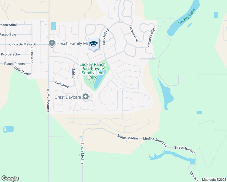 map of restaurants, bars, coffee shops, grocery stores, and more near 6920 Wt Montgomery in San Antonio