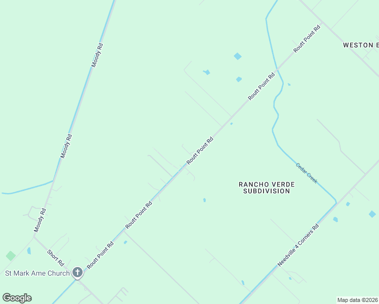 map of restaurants, bars, coffee shops, grocery stores, and more near 13506 Routt Point Road in Needville
