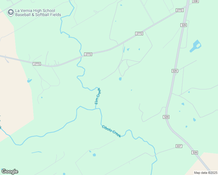 map of restaurants, bars, coffee shops, grocery stores, and more near 1312 Farm to Market Road 2772 in La Vernia