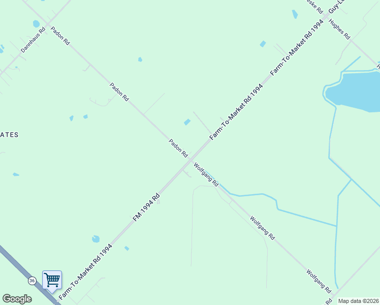 map of restaurants, bars, coffee shops, grocery stores, and more near 11934 FM 1994 Road in Guy