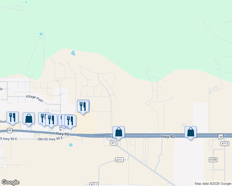map of restaurants, bars, coffee shops, grocery stores, and more near 248 Post Oak in Castroville