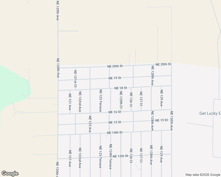 map of restaurants, bars, coffee shops, grocery stores, and more near 12399 Northeast 18 Street in Williston