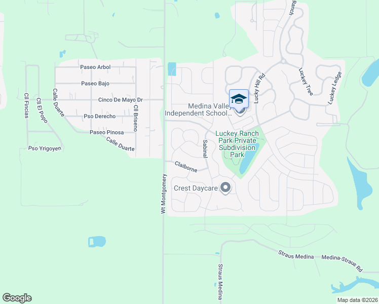 map of restaurants, bars, coffee shops, grocery stores, and more near 12218 Switchgrass in San Antonio