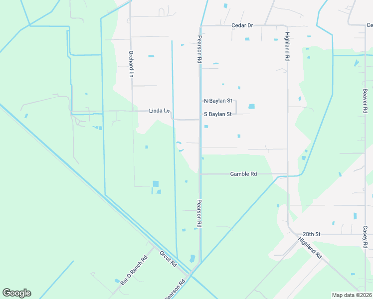 map of restaurants, bars, coffee shops, grocery stores, and more near 5702 Pearson Road in Santa Fe