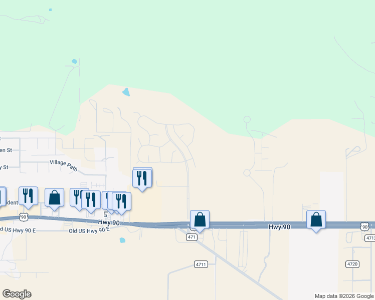 map of restaurants, bars, coffee shops, grocery stores, and more near 248 Post Oak in Castroville