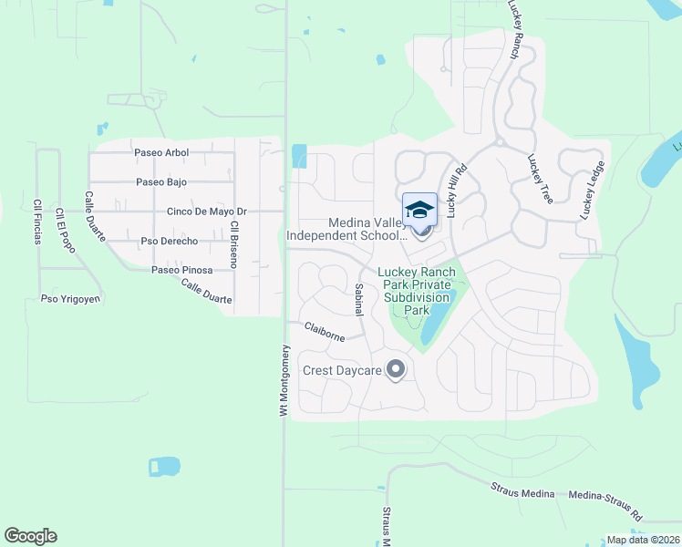 map of restaurants, bars, coffee shops, grocery stores, and more near 12247 Fish Hook in San Antonio