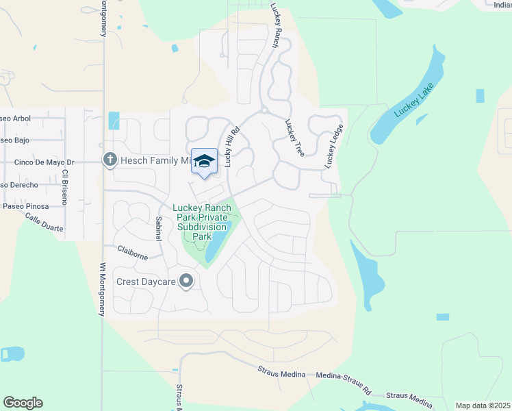map of restaurants, bars, coffee shops, grocery stores, and more near 11850 Latour Valley in San Antonio