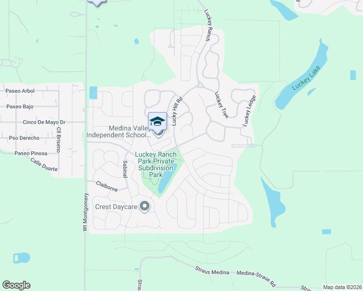 map of restaurants, bars, coffee shops, grocery stores, and more near 11942 Luckey River in San Antonio