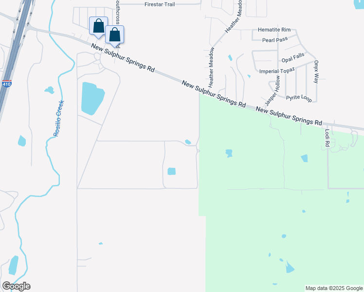map of restaurants, bars, coffee shops, grocery stores, and more near Unnamed Road in San Antonio
