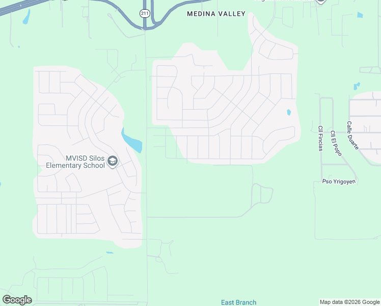map of restaurants, bars, coffee shops, grocery stores, and more near 7100-7204 Masterson Road in San Antonio