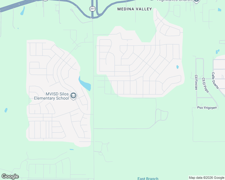 map of restaurants, bars, coffee shops, grocery stores, and more near 7100-7204 Masterson Road in San Antonio