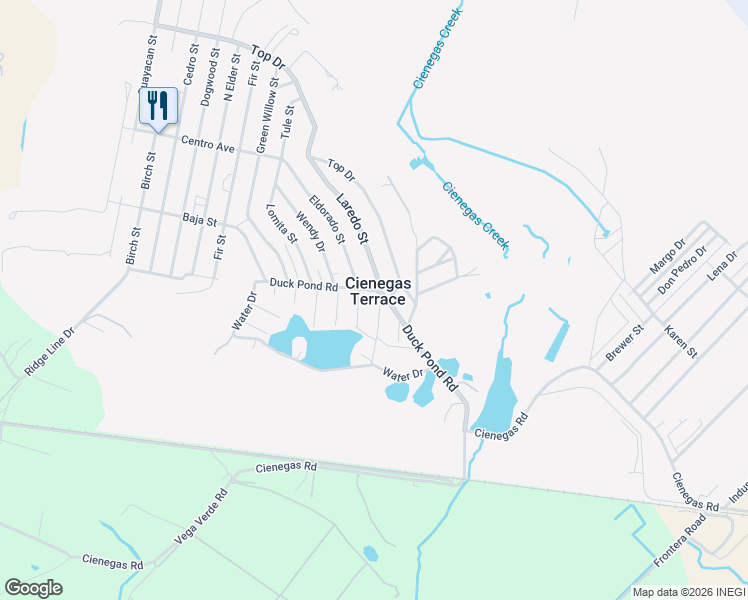 map of restaurants, bars, coffee shops, grocery stores, and more near 441 El Dorado in Del Rio