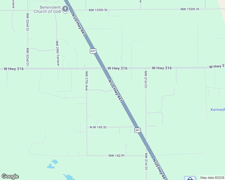 map of restaurants, bars, coffee shops, grocery stores, and more near 14670-14798 Highway 25 in Citra