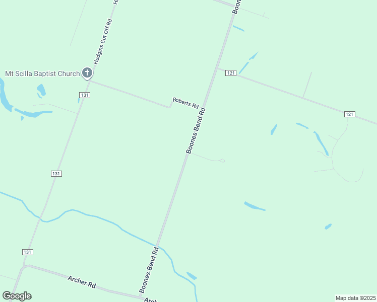 map of restaurants, bars, coffee shops, grocery stores, and more near Boones Bend Road in Wharton