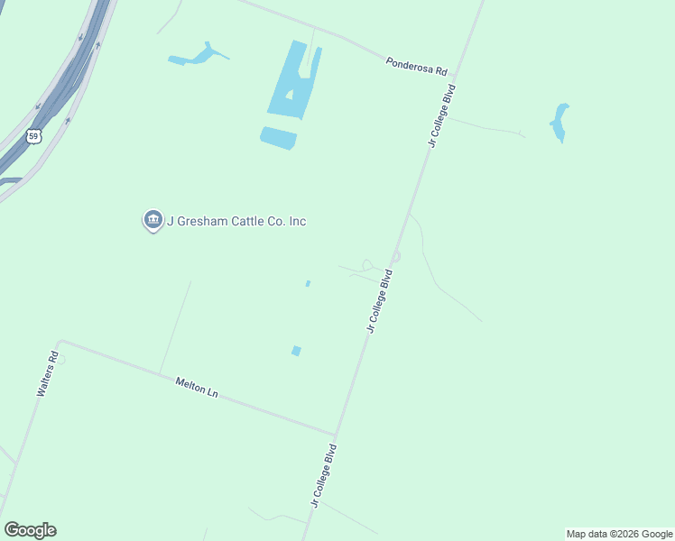 map of restaurants, bars, coffee shops, grocery stores, and more near 5555 County Road 135 in Wharton