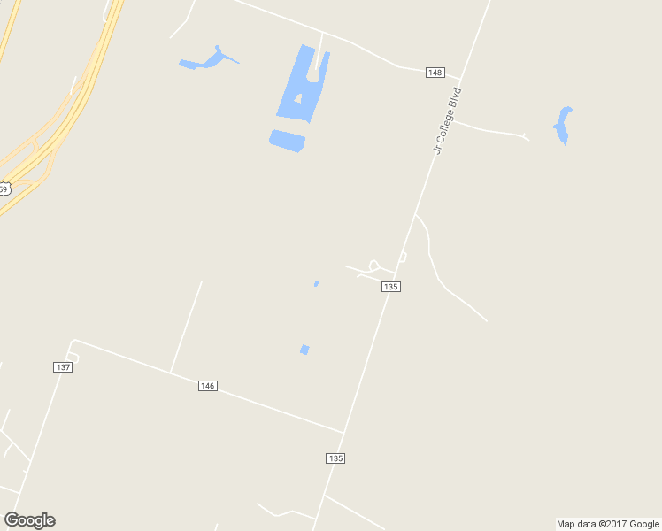 map of restaurants, bars, coffee shops, grocery stores, and more near 5555 County Road 135 in Wharton