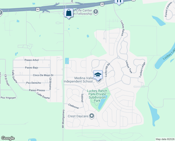 map of restaurants, bars, coffee shops, grocery stores, and more near 6614 Sabinal in San Antonio