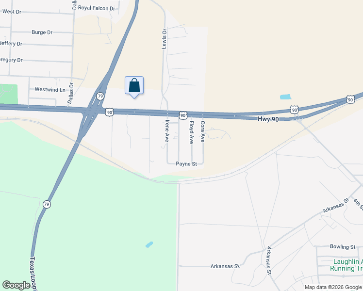 map of restaurants, bars, coffee shops, grocery stores, and more near 208 June Avenue in Del Rio