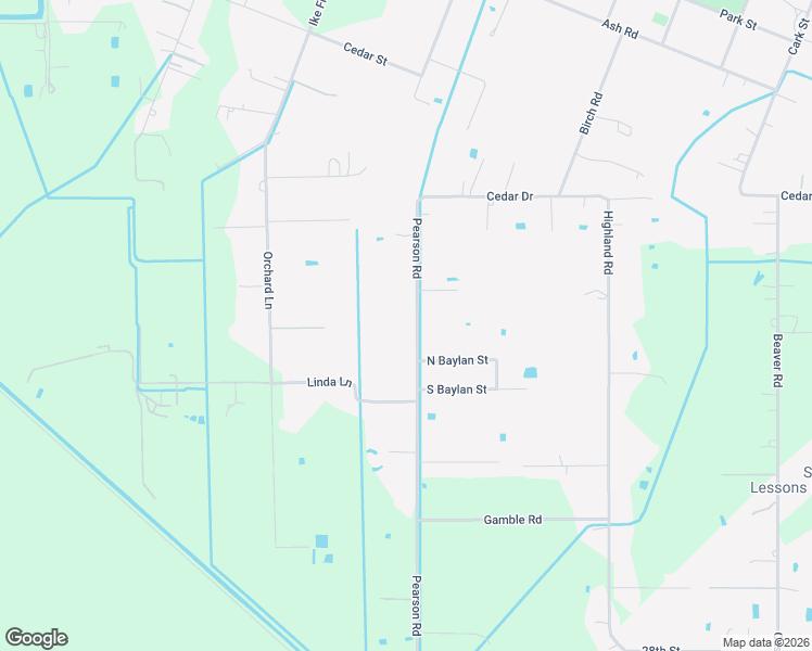 map of restaurants, bars, coffee shops, grocery stores, and more near 5316 Pearson Road in Santa Fe