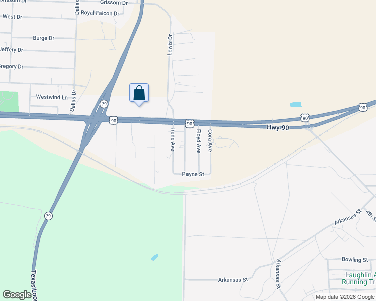 map of restaurants, bars, coffee shops, grocery stores, and more near 208 June Avenue in Del Rio