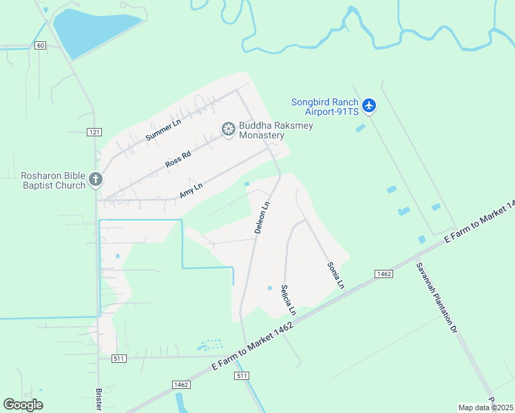 map of restaurants, bars, coffee shops, grocery stores, and more near 8507 Deleon Street in Rosharon