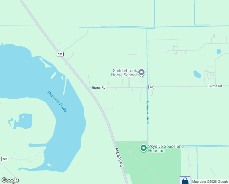 map of restaurants, bars, coffee shops, grocery stores, and more near 15221 Foster Lane in Rosharon