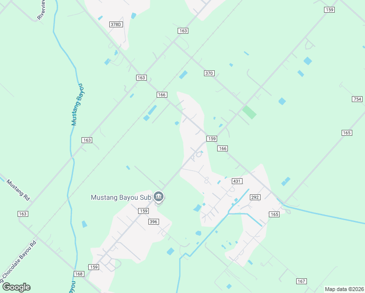 map of restaurants, bars, coffee shops, grocery stores, and more near 2938 County Road 159 in Alvin