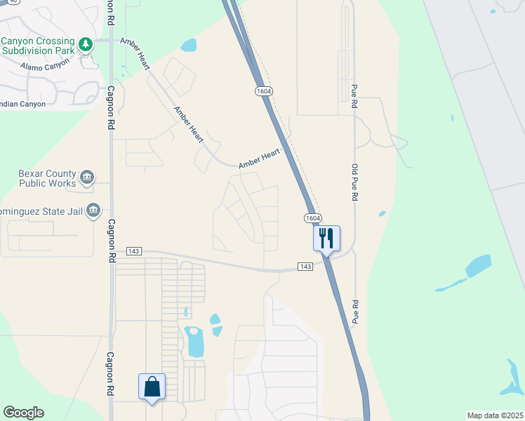 map of restaurants, bars, coffee shops, grocery stores, and more near 10514 Egremont in San Antonio