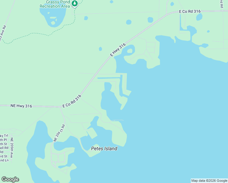 map of restaurants, bars, coffee shops, grocery stores, and more near 14860 Northeast 214th Avenue in Salt Springs