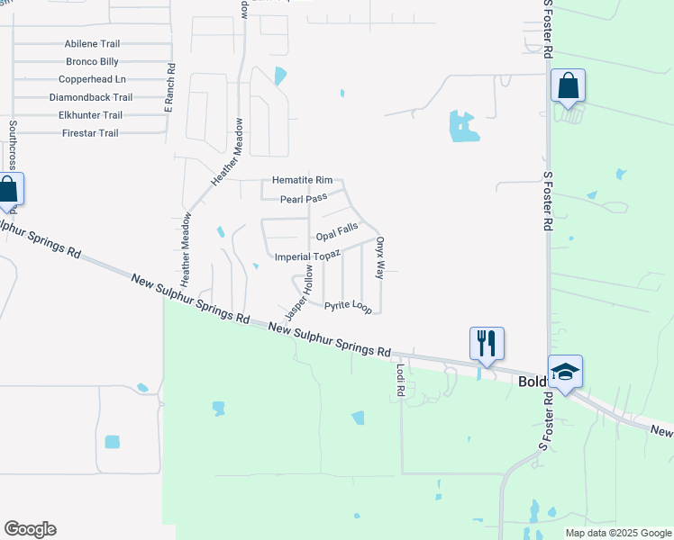 map of restaurants, bars, coffee shops, grocery stores, and more near 5806 Cinnabar Cove in San Antonio
