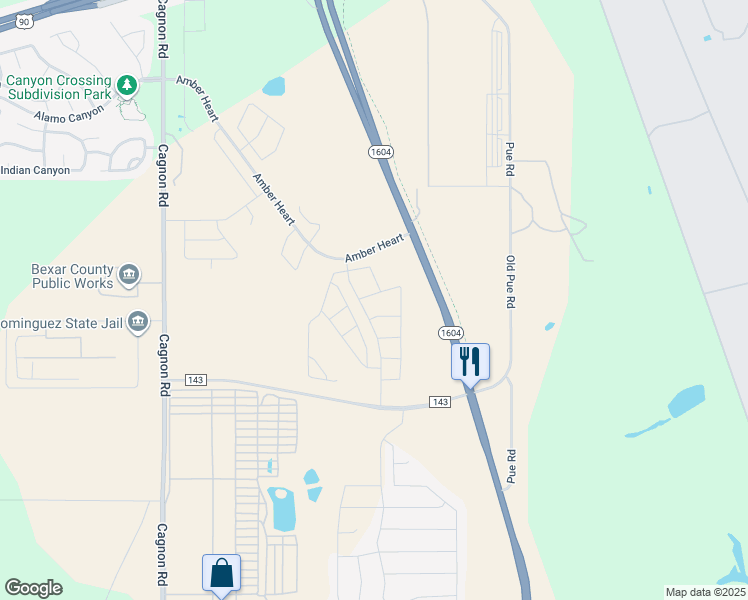 map of restaurants, bars, coffee shops, grocery stores, and more near 10514 Egremont in San Antonio