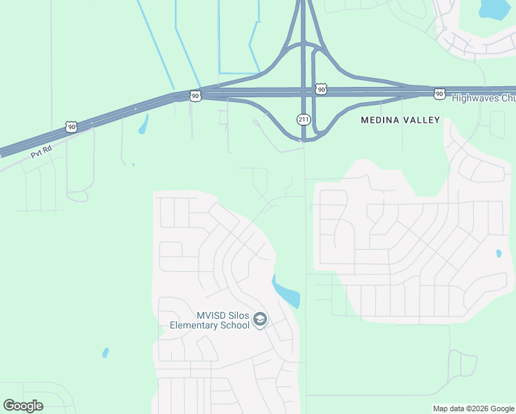 map of restaurants, bars, coffee shops, grocery stores, and more near 6306 Fallow Cove in San Antonio