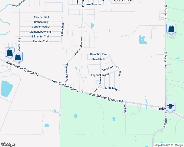 map of restaurants, bars, coffee shops, grocery stores, and more near 5911 Imperial Topaz in San Antonio