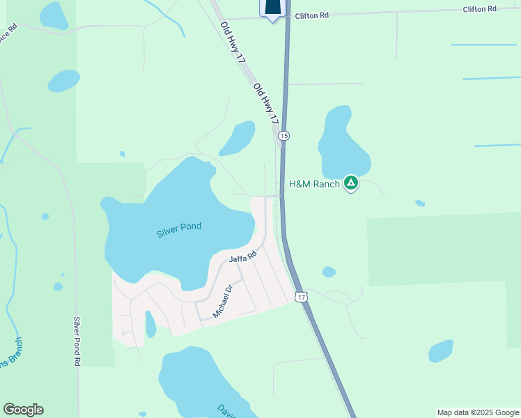 map of restaurants, bars, coffee shops, grocery stores, and more near 110 Jaffa Road in Crescent City