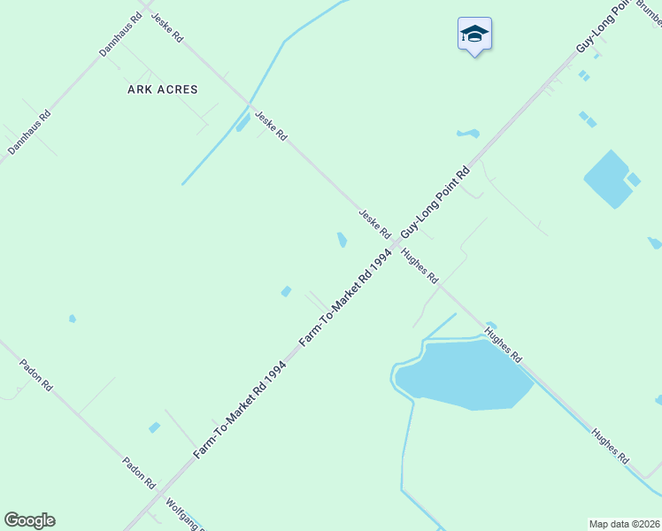 map of restaurants, bars, coffee shops, grocery stores, and more near 11220 FM 1994 Road in Guy