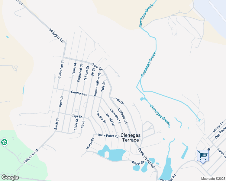 map of restaurants, bars, coffee shops, grocery stores, and more near 530 Top Drive in Del Rio
