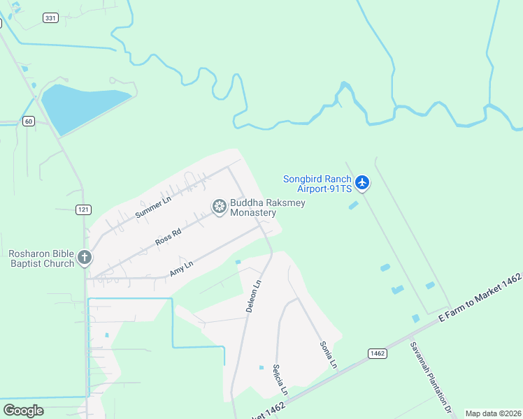 map of restaurants, bars, coffee shops, grocery stores, and more near 8203 C R 574 in Rosharon