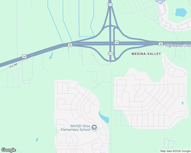 map of restaurants, bars, coffee shops, grocery stores, and more near 6227 Fallow Cove in San Antonio