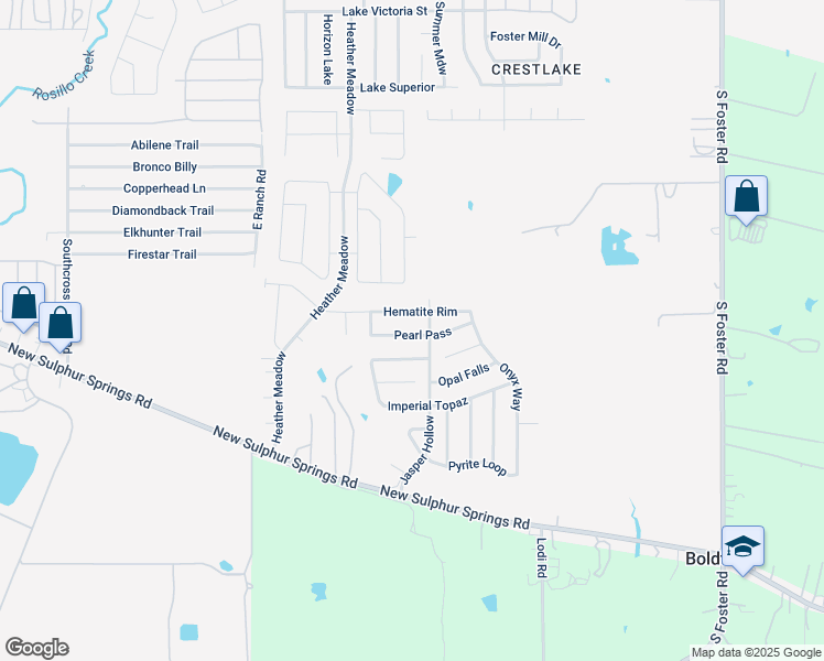 map of restaurants, bars, coffee shops, grocery stores, and more near 5939 Pearl Pass in San Antonio