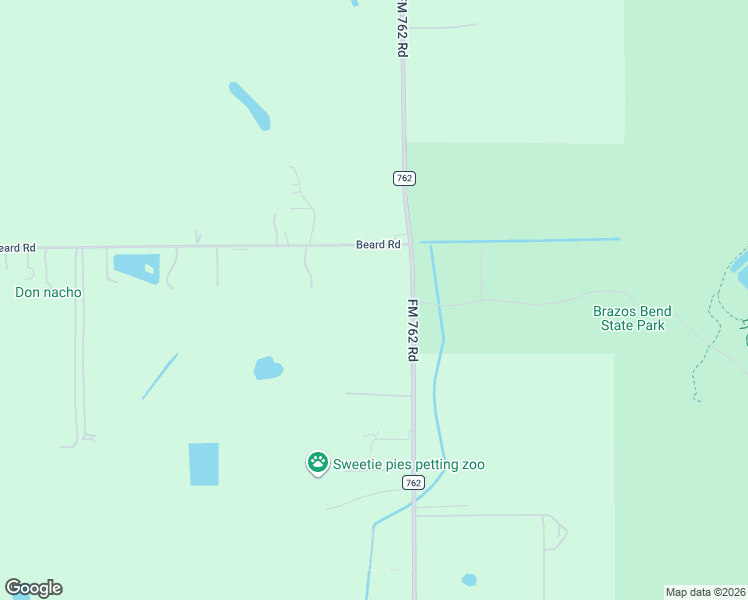 map of restaurants, bars, coffee shops, grocery stores, and more near 6107 Beard Road in Needville