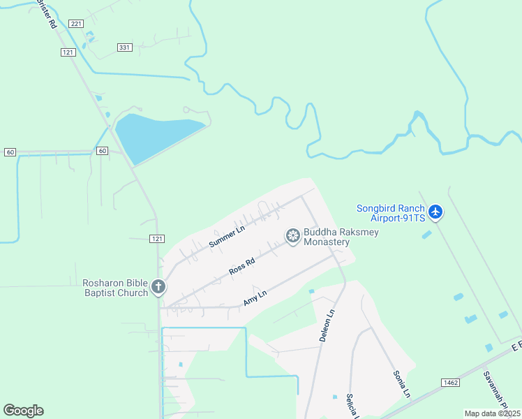 map of restaurants, bars, coffee shops, grocery stores, and more near 7015 Summer Lane in Rosharon