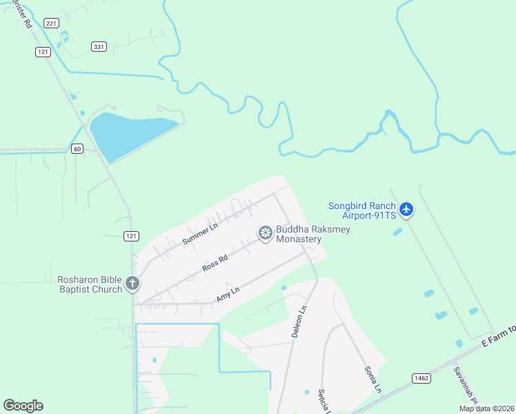 map of restaurants, bars, coffee shops, grocery stores, and more near 7110 Summer Lane in Rosharon