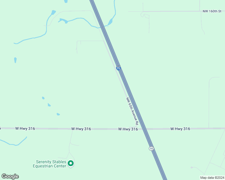 map of restaurants, bars, coffee shops, grocery stores, and more near 15340 Northwest 65th Avenue Road in Reddick